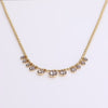 Video of Graduated Georgian Chain Necklace on white background.