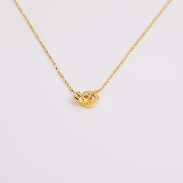 Bold Connection Necklace Vermeil 14k 18k Rose Gold 18in