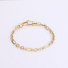 Video of Double Clasp Chain Bracelet on white background