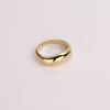 Video of a Gold ring on white background.