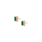 Lab Grown Emerald Heirloom Stud Earrings