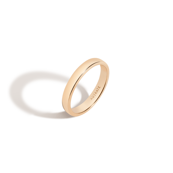 Edge Band Yellow Gold 14k 18k Front First