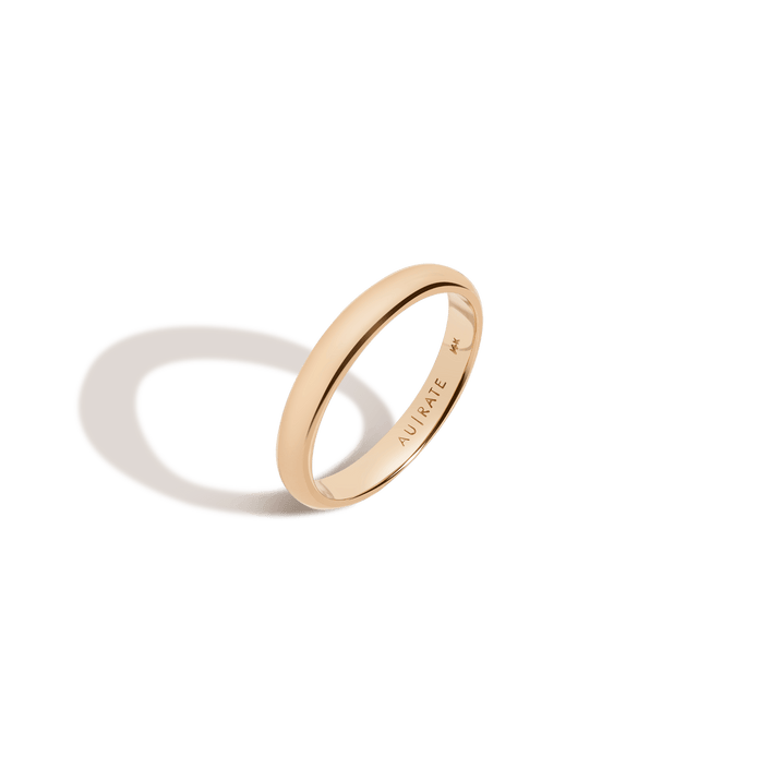 Classic Band Yellow Gold 14k 18k Front First