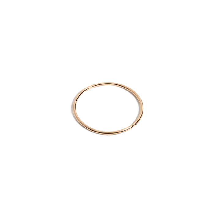 Stackable Ring Yellow Gold Vermeil 14k Yellow Gold 18k Yellow Gold Laid down