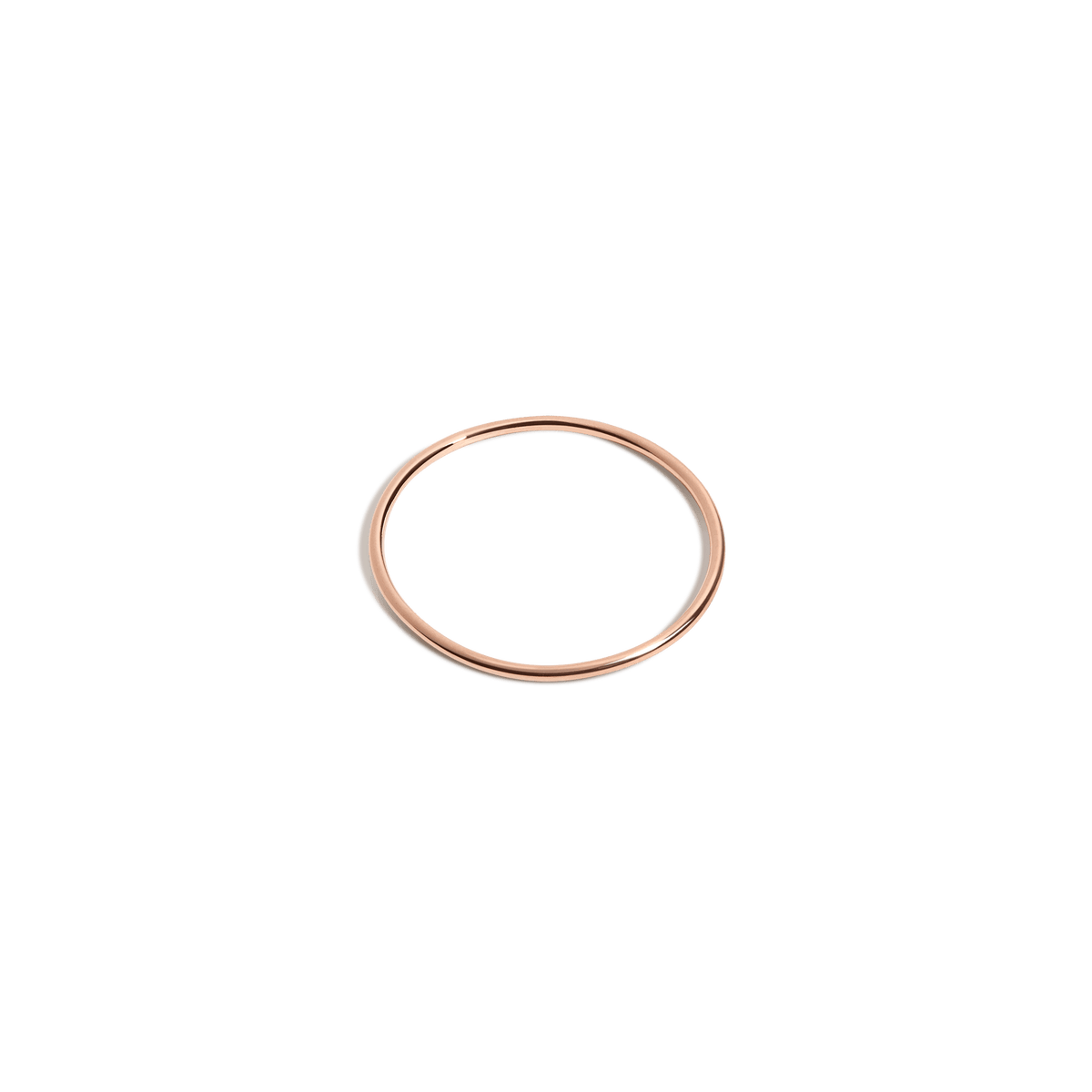 Stackable Ring Rose Gold Vermeil 14k Rose Gold 18k Rose Gold Laid down