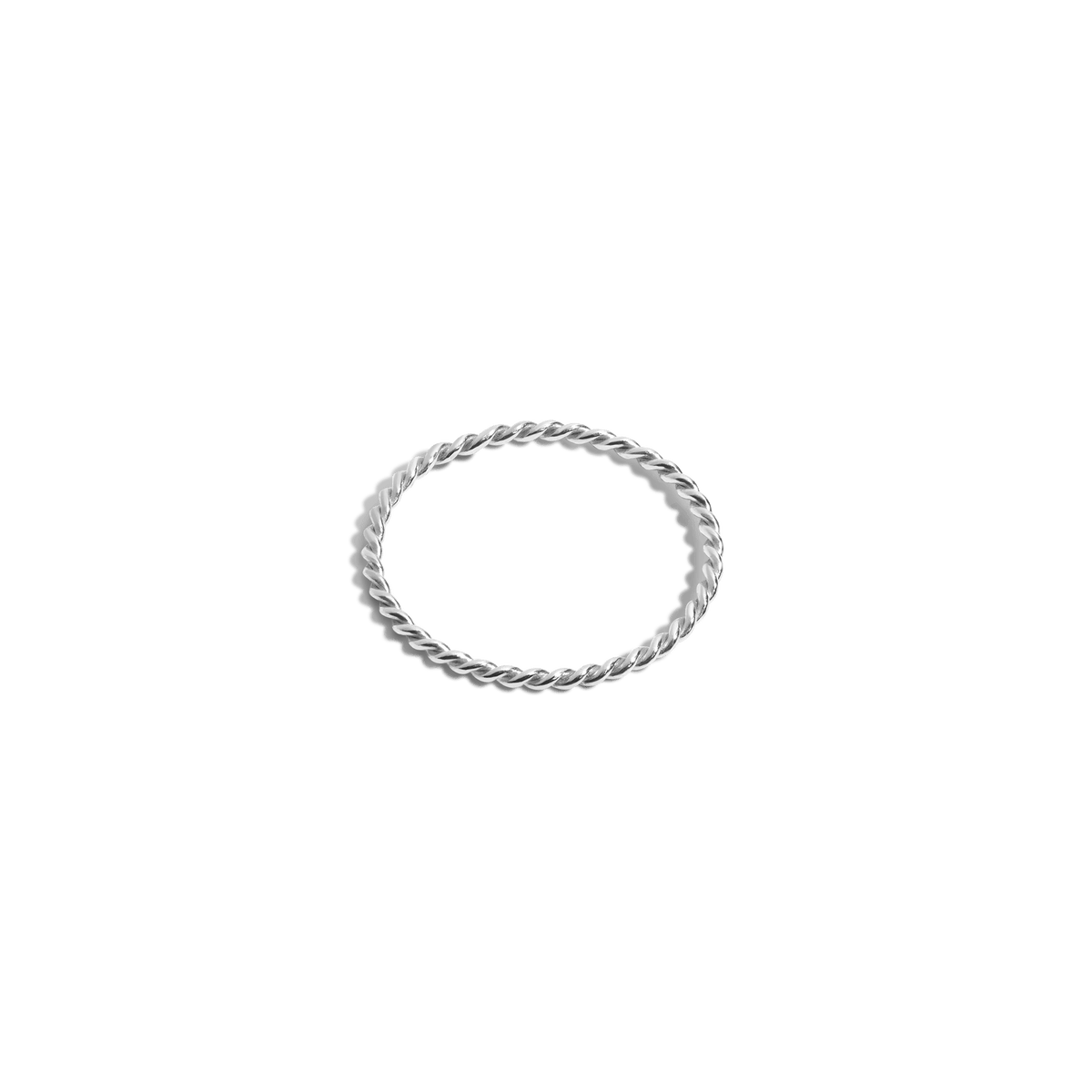 Stackable Twist Ring in Yellow, Rose or White Gold