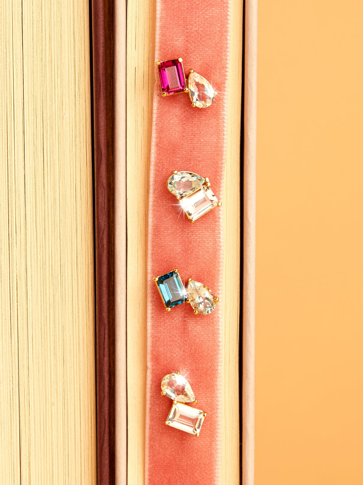 Toi et Moi Gemstone Heirloom Earring