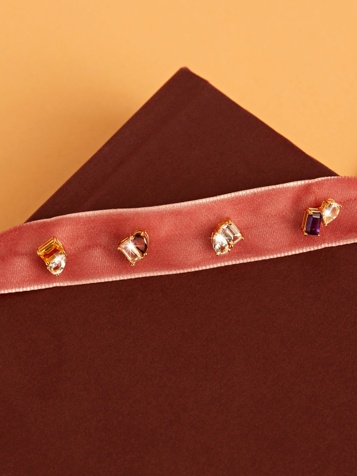 Toi et Moi Gemstone Mini Heirloom Earring