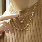 Two-Tone Connection Necklace