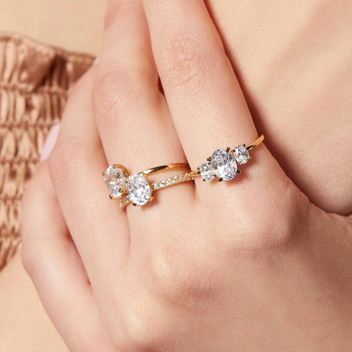 10 Point Eternity Diamond Wedding Ring | Temple & Grace USA