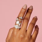 Emerald-Cut Solitaire Diamond Ring