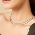 Classic Diamond Tennis Necklace