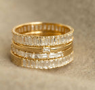 Bold Diamond Baguette Ring