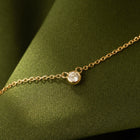 Mini Diamond Bezel Necklace