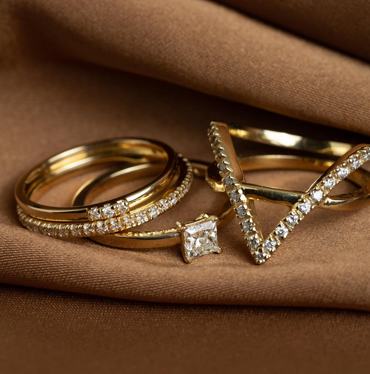 Diamond Stacker Ring