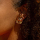 Diamond Huggie Earrings