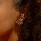 Diamond Huggie Earrings
