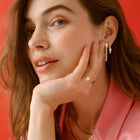 Dazzling Diamond Tennis Earrings Large