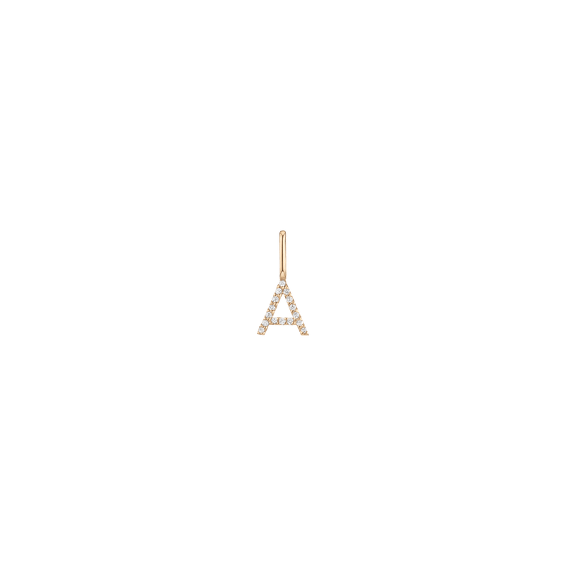 Classic Diamond Letter Pendant