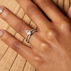 Half-Studded Prong Diamond Gold Band