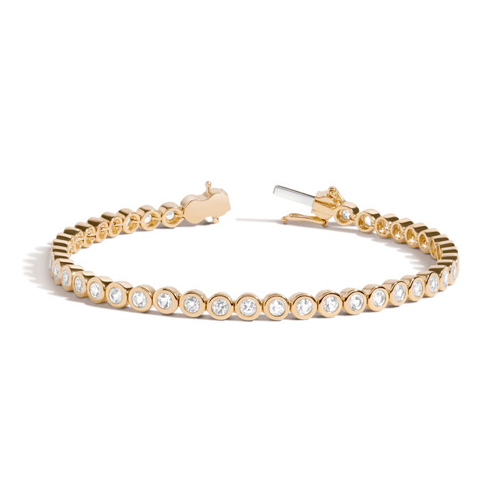 360 Diamond Eternity Bracelet 14k 18k Yellow Gold First