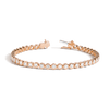 360 Diamond Eternity Bracelet 14k 18k Rose Gold First