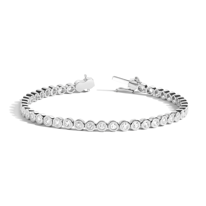 360 Diamond Eternity Bracelet 14k 18k White Gold First