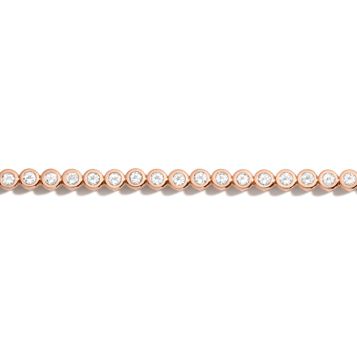 360 Diamond Eternity Bracelet 14k 18k Rose Gold