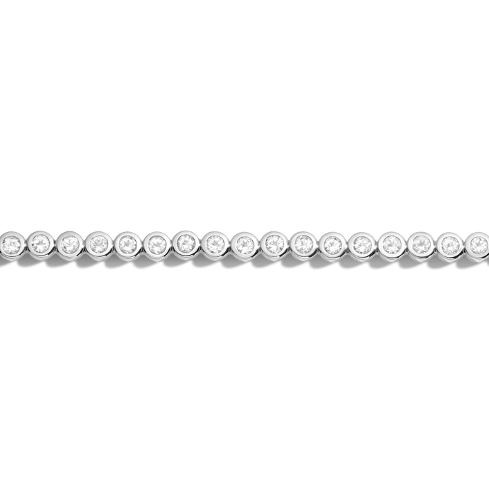 360 Diamond Eternity Bracelet 14k 18k White Gold