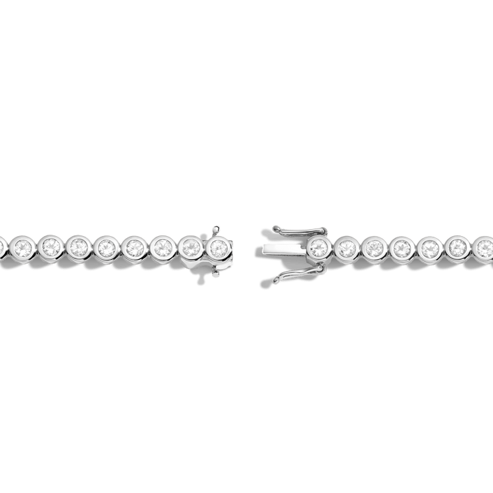 360 Diamond Eternity Bracelet 14k 18k White Gold