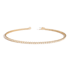 Diamond Bezel Tennis Necklace