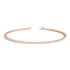 Diamond Bezel Tennis Necklace