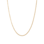 Medium Gold Curb Chain Necklace