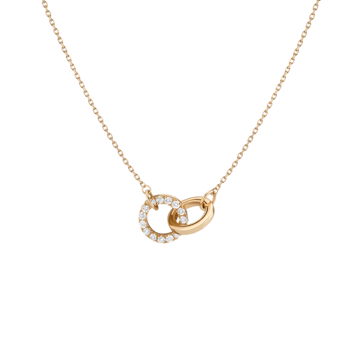 Diamond Connection Necklace 14K 18K Yellow Gold First