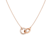 Diamond Connection Necklace 14K 18K Rose Gold First