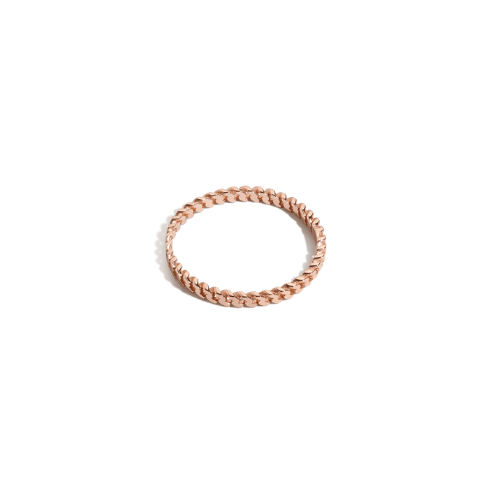 Skinny Love Me Knot Ring Vermeil Rose Gold 14K Rose Gold 18K Rose Gold