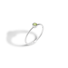 Birthstone Ring (Peridot) White Gold 14K 18K First