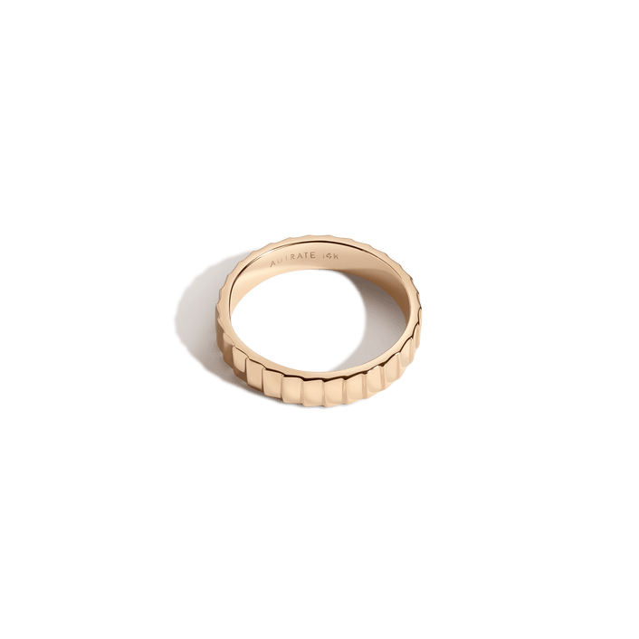 Infinity Band Yellow Gold Vermeil 14k 18k