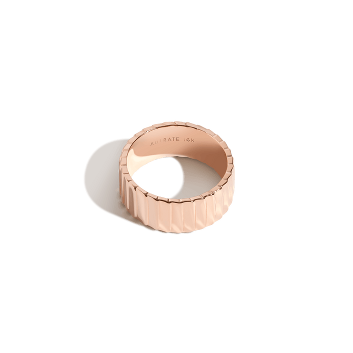 Infinity Gold Ring Rose Gold Vermeil 14K Rose Gold 18K Rose Gold