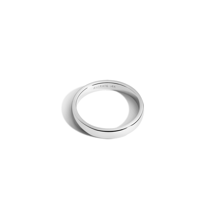 Edge Band White Gold 14k 18k