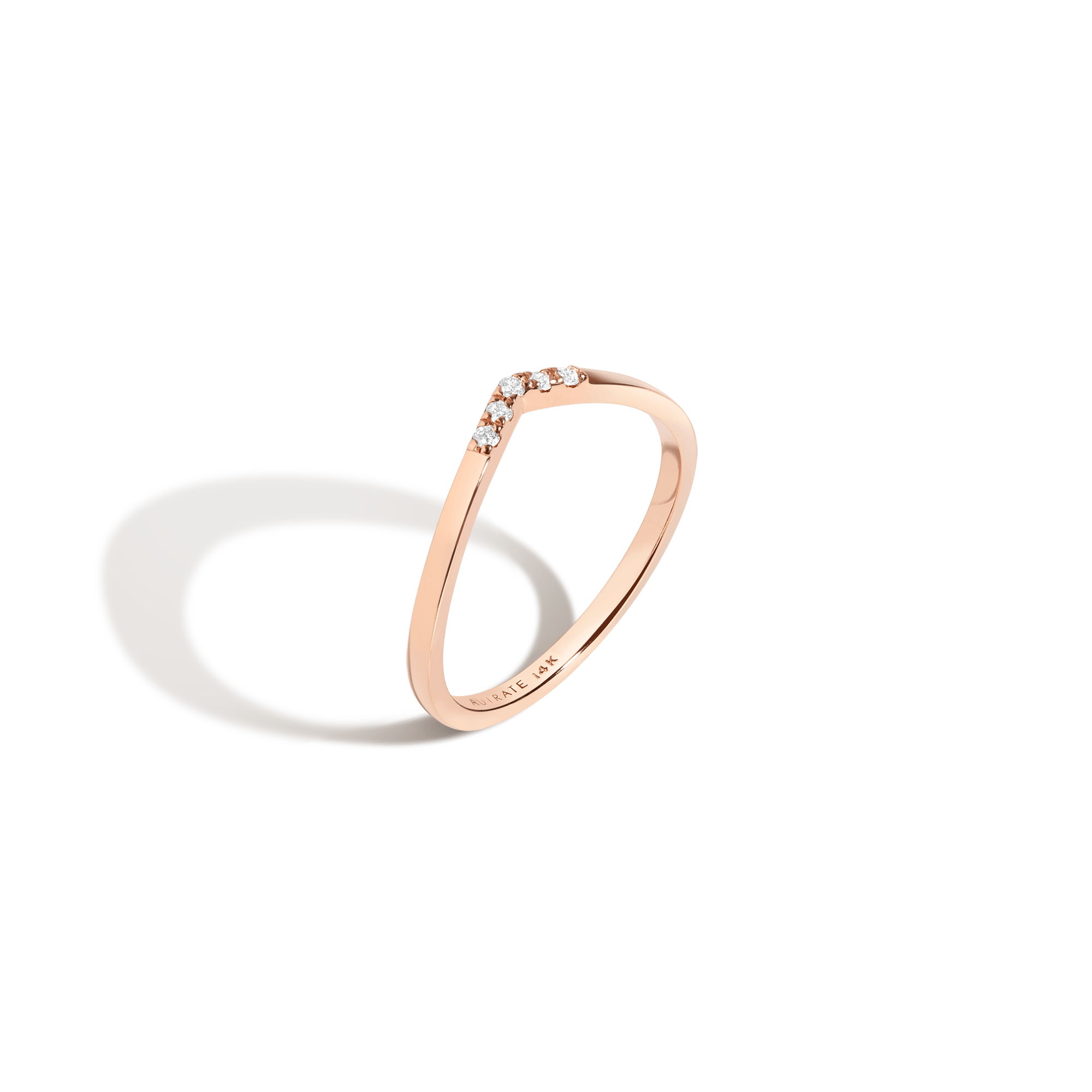 Diamond Brooklyn Bridge Ring in Yellow, Rose or White Gold