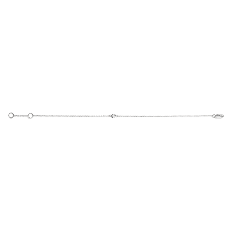 XL Diamond Bezel Bracelet in Yellow, Rose or White Gold