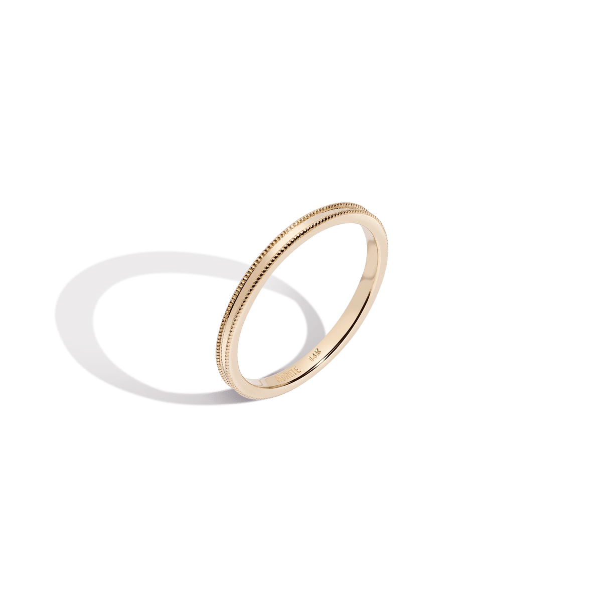 Natural Diamond Stackable Ring / 14k Hallmarked Ring / Double -  Norway