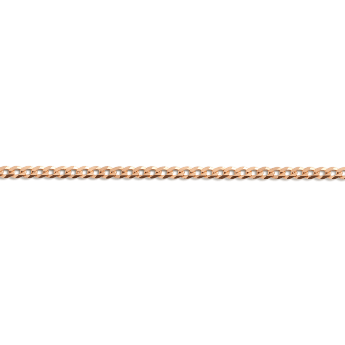 Large Gold Curb Chain Bracelet
