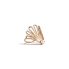 Deco Fan Pearl Ring