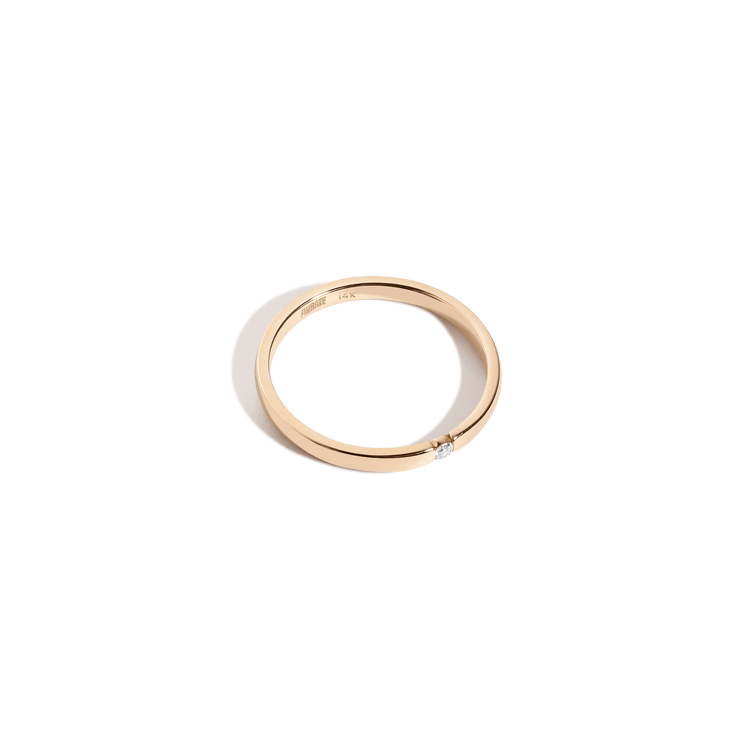 Diamond Tension Ring in Yellow, Rose or White Gold