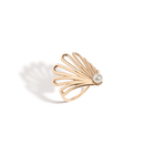 Deco Fan Pearl Ring