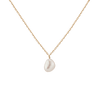 Venus Organic Pearl Gold Necklace Vermeil Yellow Gold First