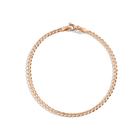 Medium Gold Curb Chain Bracelet