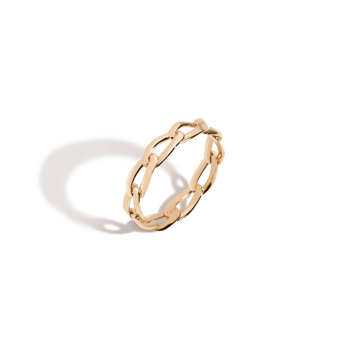 Infinity Heart Ring in Yellow Rose or White Gold